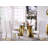 Trona Glass Top Metal Base Dining Table