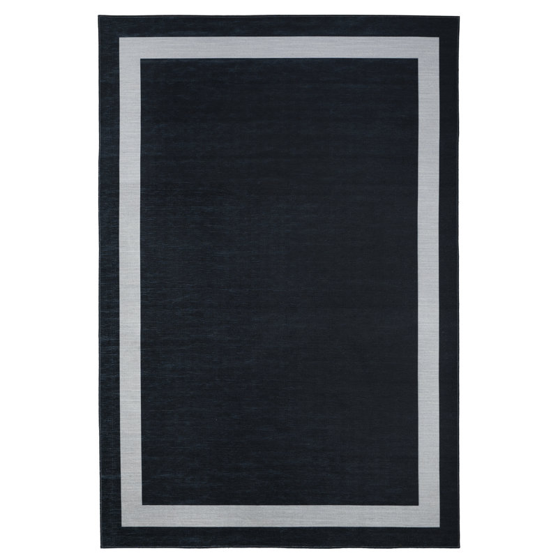 Washable Geometric Indoor Rug, Rectangle 8' x 10'
