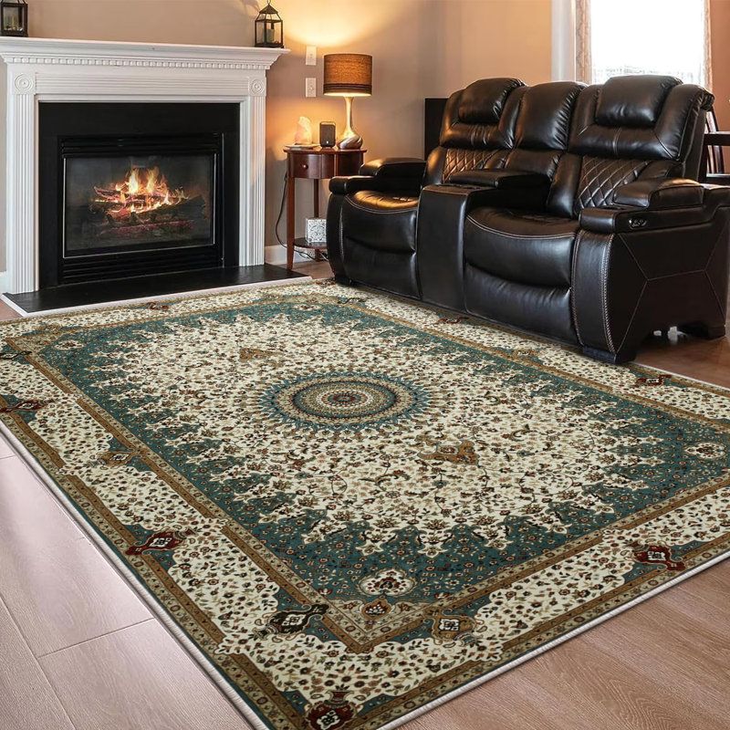 Arrionna Vintage Look Shag Area Rug, Rectangle 60 x 110 cm