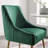 Discern Pleated Back Upholstered Performance Velvet Dining Chair by Modway-52843524