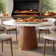 Gullu Round Dining Table With Lazy Susan For 4-6-8