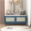 Banc de rangement en rotin avec rangement Boho-1840637809