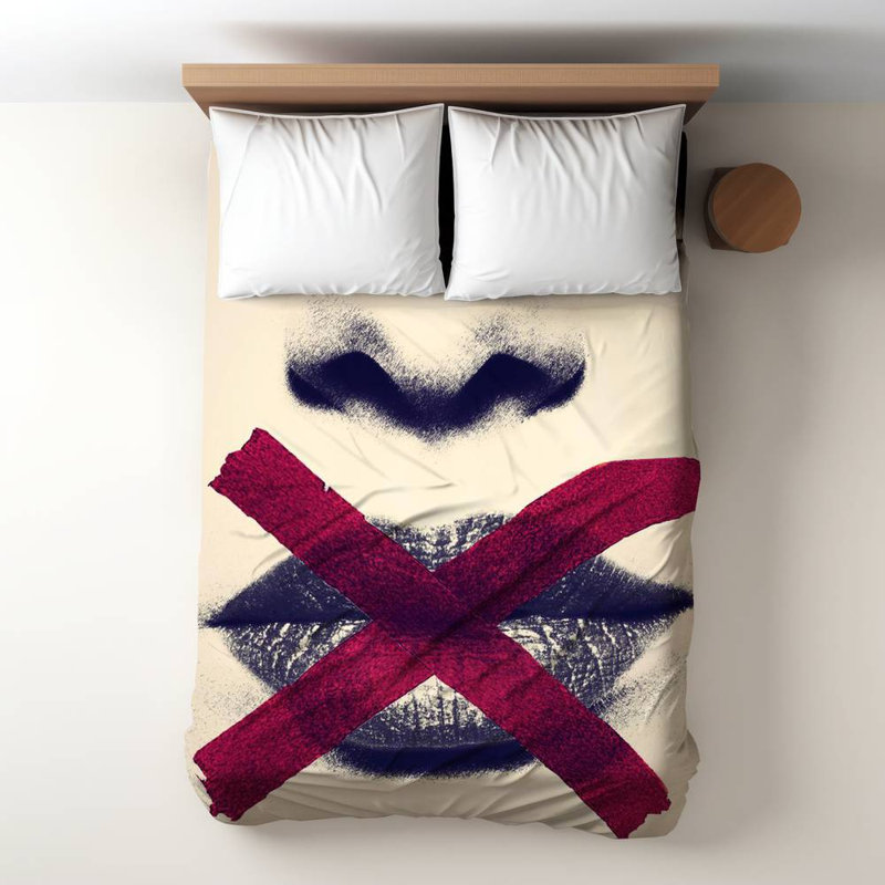 Duvet Cover Prints Sateen Duvet Cover, Burgundy