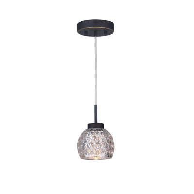 Luminaire suspendu pour dôme simple 1 lumières Sadowski