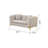 Moorehead 67.32" Boucle Fabric Loveseat-93390097