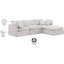 Canapé modulaire en L 4 pièces Itala-94482371