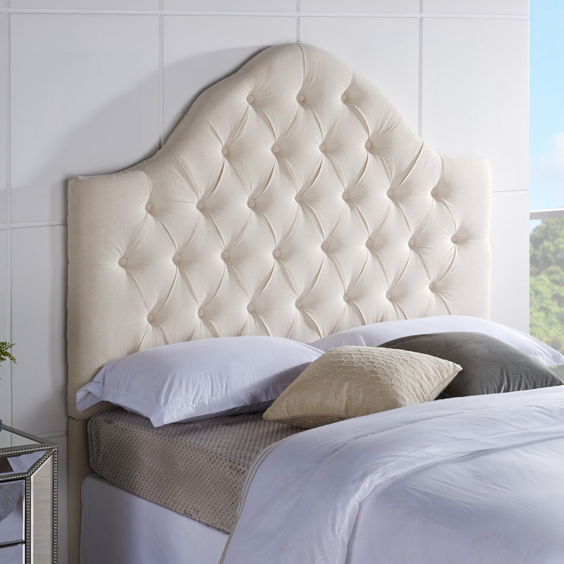 Floyd Upholstered Panel Headboard, Full / Queen, Linen