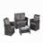 4 Pieces Outdoor Patio Furniture Sets-1837435245