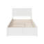 Lit plateforme en bois massif avec pied de lit et gigogne Kindig-23568913-23568915
