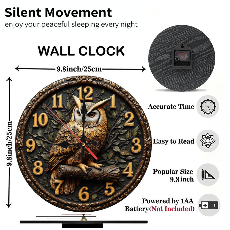 Horloge murale rétro