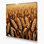 «Farm Wheat Sheaves», art mural sur toile brune
