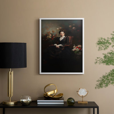 Reproduction encadrée WOMEN Series CCXLV III - bois massif