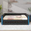 Full XL-Sized Daybed Equipped With Trundle Bed And LED Lighting-1864061678