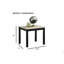 Ensemble de table 3 pièces 1 table basse 1 table de bout 2 pieds en marbre-896072091