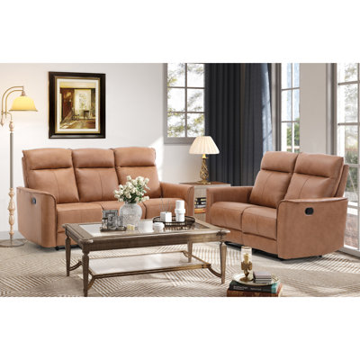2 Piece Microfiber / Microsuede Reclining Living Room Set