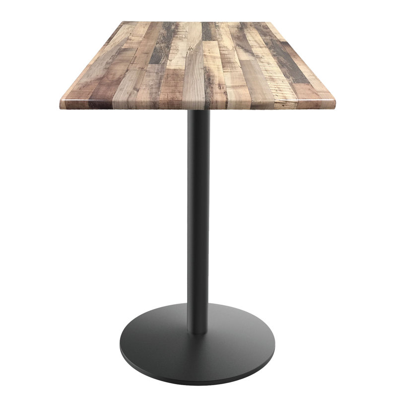 36" Tall, Indoor/Outdoor Table, 30" L x 30" W, Rustic
