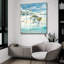 «Shoreline Sandpipers II» par Paul Brent, art en verre acrylique Wal-1891294446