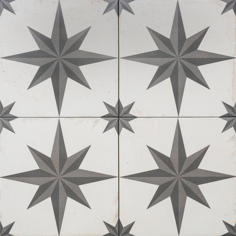 Astral 10" x 10" Porcelain Spanish/Moroccan Floor Use Tile