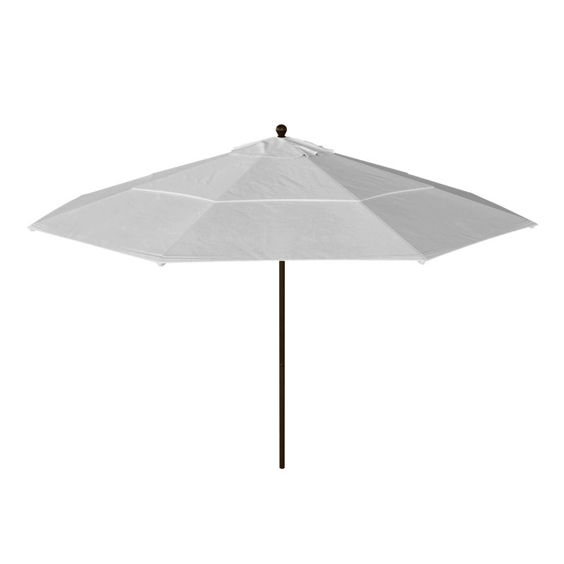 Parasol de marché 11 pi Bertile, Blanc - oléfine
