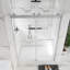 Porte de douche sans cadre avec verre transparent l 72 po x H 76 po-99472789