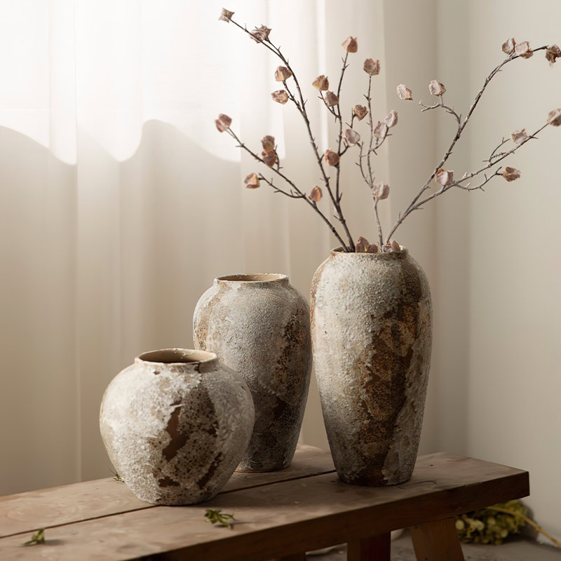 Keni Handmade Table Vase, 12" H x 8" W x 8" D