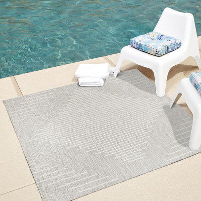 Tapis intérieur / extérieur gris Ava-Mary