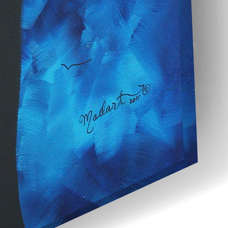 «Birds & Blossoms» par Megan Duncanson, art mural en verre acrylique, H 16 po x l 24 po x P 0,2 po