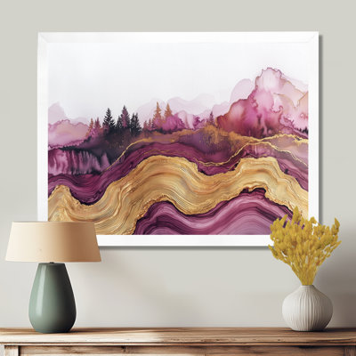 «Mylah - Vineyard», reproduction d'art sur toile encadrée