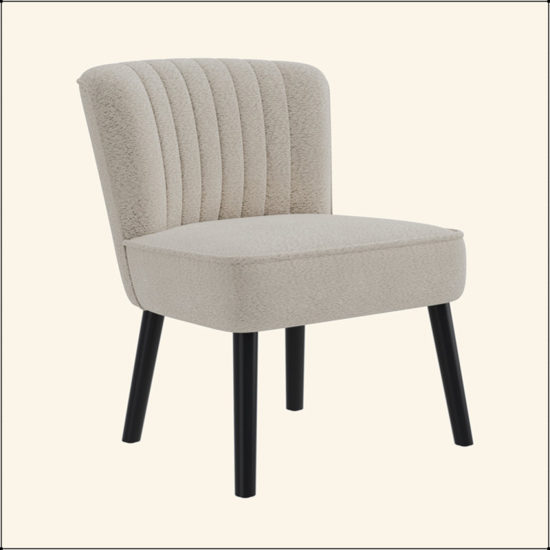Chaise coquille, Blanc