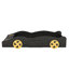 Lit simple avec rangement et équipement de voiture de course