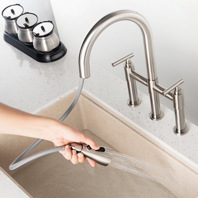 KPAIDA Pull Down Kitchen Faucet
