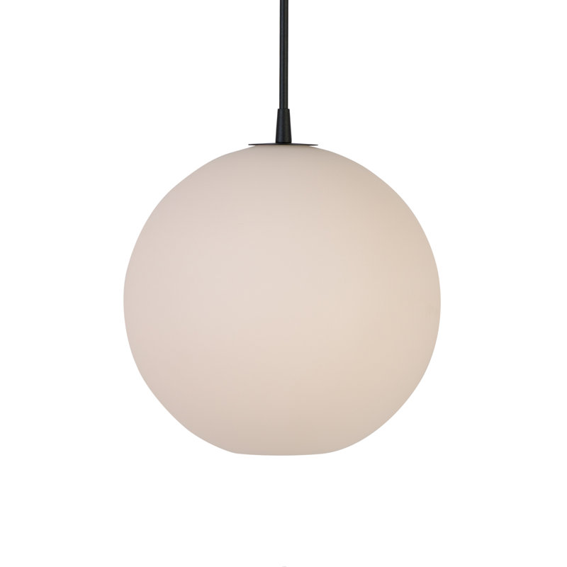 Capo 1 - Light Black Sphere Pendant, 34.2cm H x 35 cm W x 35cm D