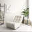 Gray Reclining Chair, Multifunctional For Leisure Time - Metal Frame Ergonomic Seat Provides Support