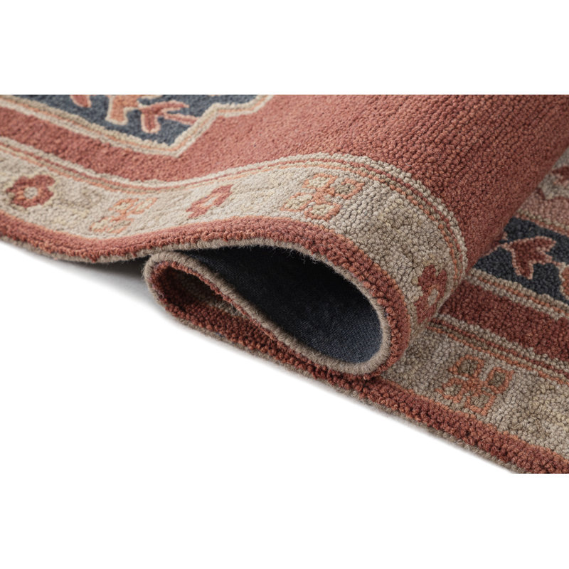 Tapis rectangulaire en laine Millian, Rectangulaire 3 pi x 5 pi