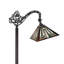 Lampe sur pied de lecture 1 lumière en bronze noirâtre à 1 lumière de style Tiffany FIRman Halvard Halvard