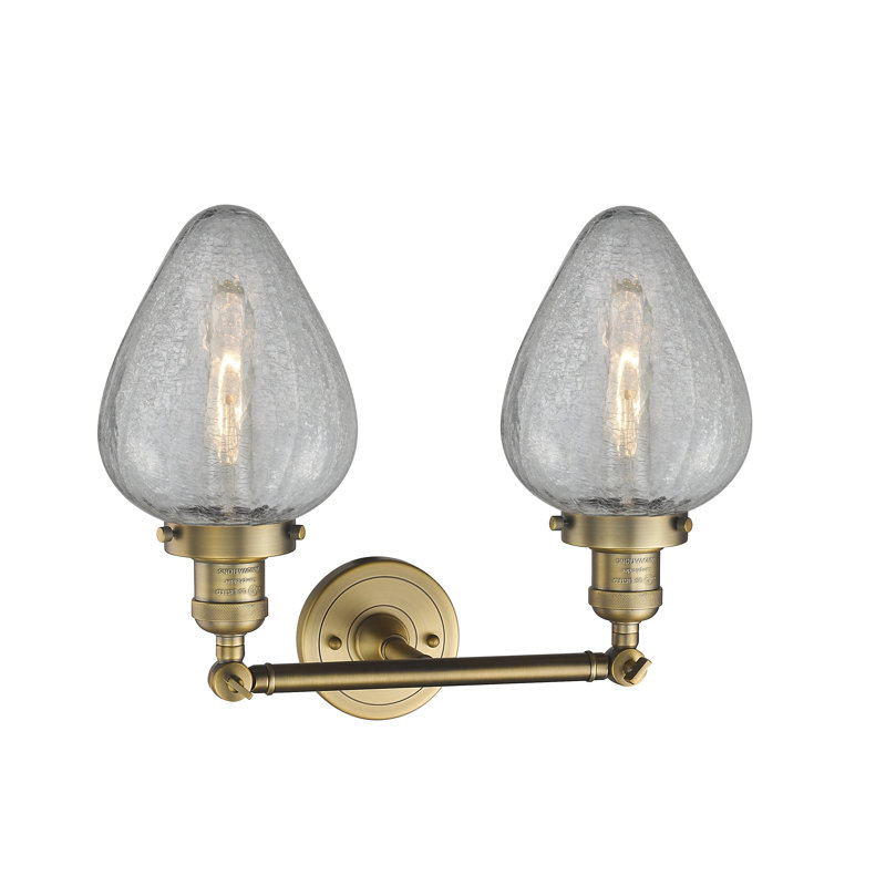 Shauna 2 - Light Dimmable Vanity Light, Brushed Brass