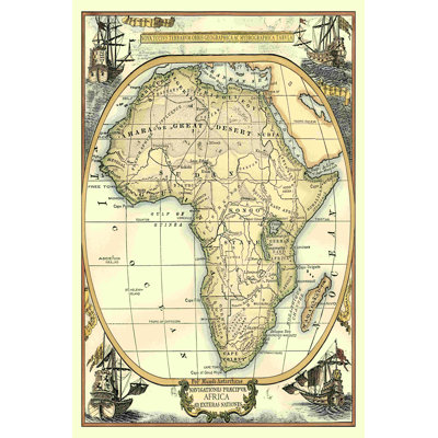 Carte nautique de l'Afrique
