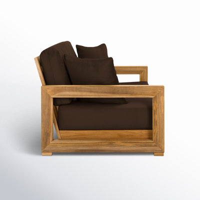 Melrose 53" Teak Outdoor Loveseat