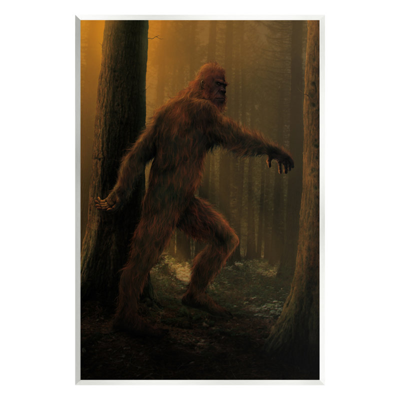 Az-876-Wood Big Foot In Nature on Canvas par Vincent Hie, reproduction, H 19 po x l 13 po x P 0,5 po
