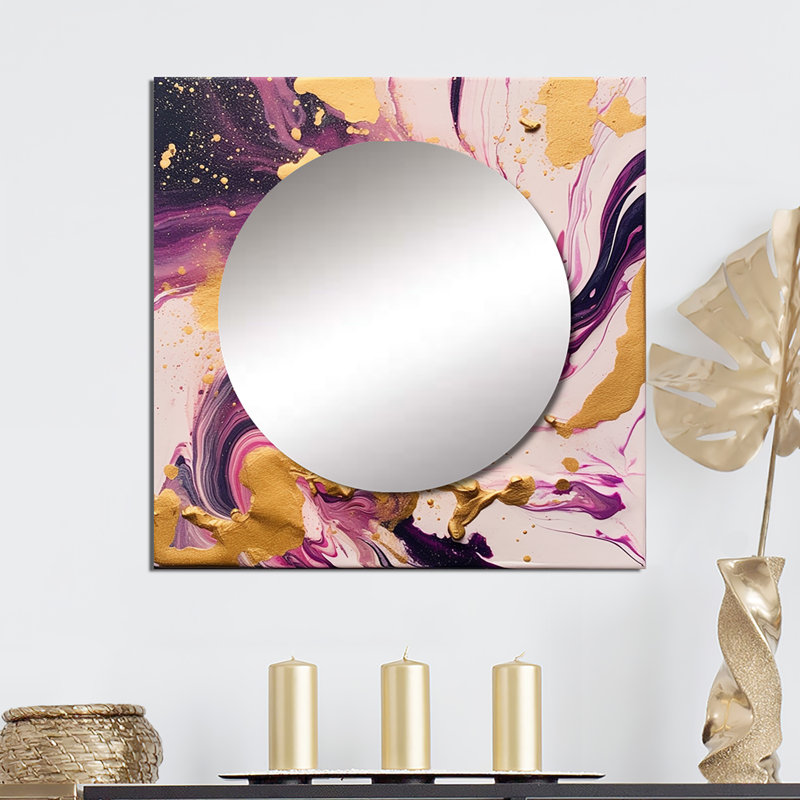 Grand miroir carré Chlo, 23 po x 23 po