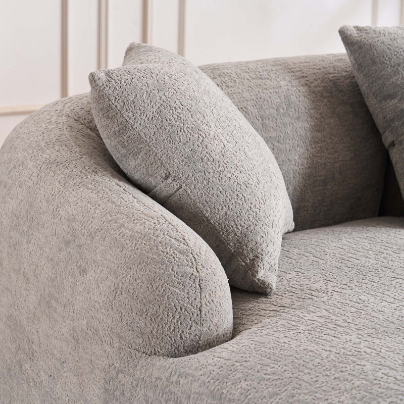 Boneless 4 Seater Sofa with 30D ,60 Hardness full sponge,4 pillow for Living Room, Home Furniture Sleeper Sectional Sofa for Apartmentess full sponge,4 pillow for Living Room, Home Furniture Sleeper Sectional Sofa for Apartment