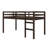 Solid Wood Bed Frame With Ladder, Wood Slat Support-897883408