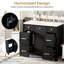 Meuble-lavabo noir Shaker