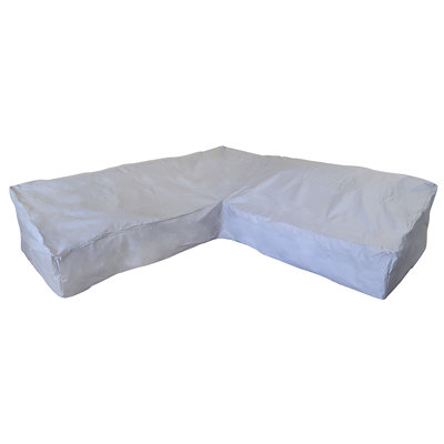 ASPEN MINI CORNER :Heavy Duty Polyester Grey one piece Cover - to fit Aspen 4 pc MINI Corner set ASPMINICORSET-WS (L2420/2420*W820*H370/640)