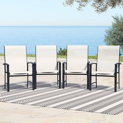 Metal Outdoor Dining Armchair