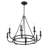 Akir 8 - Light Dimmable Wagon Wheel Chandelier-1700246212