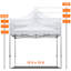 10 Ft. W x 10 Ft. D Metal Party Tent Canopy-1006917736