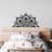 Elegant Decorative Metal Wall Accessory, Black Finish, 60.6 x 30.7 inches | 100% Metal Construction, Thickness: 0.06 inches | Ideal for Modern Home Decor, Easy Wall Mounting, Stylish and Durable Design-1277456630-1277456633