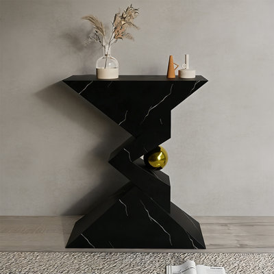 Modern Z-Shape Console Table