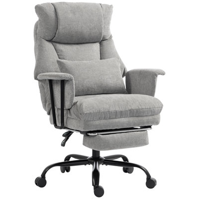 Rebrilliant Linen Office Chair